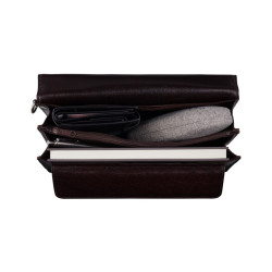 Saszetka męska do ręki skórzana Paolo Peruzzi T-21-BR