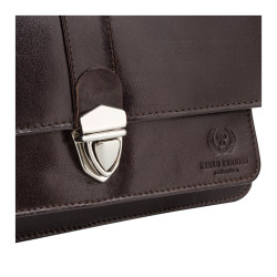 Saszetka męska do ręki skórzana Paolo Peruzzi T-21-BR