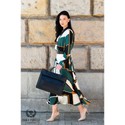 Elegancka skórzana aktówka damska Paolo Peruzzi N05-BL