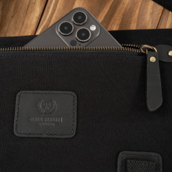 Torba męska na ramię vintage Paolo Peruzzi T-17-BL