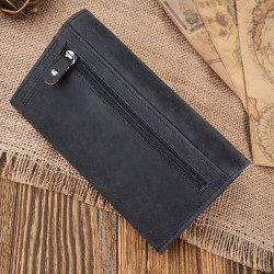 Portfel damski skórzany duży vintage Paolo Peruzzi T-01-BL