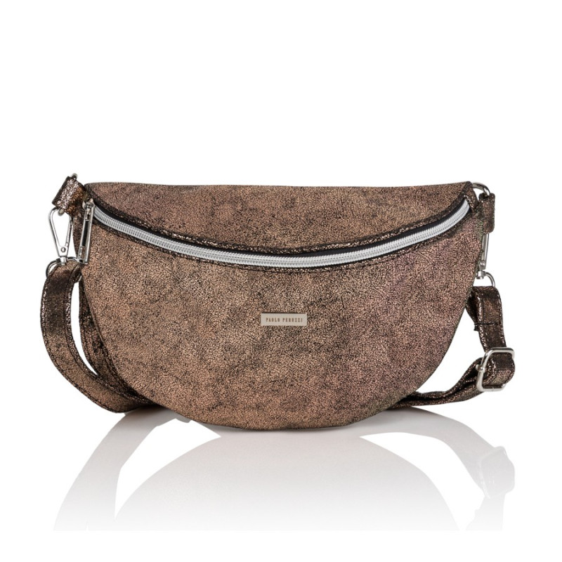 Damska saszetka nerka skórzana Paolo Peruzzi Z-15-F