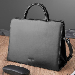 Czarna teczka aktówka damska Paolo Peruzzi Bergamo 168BY-BL