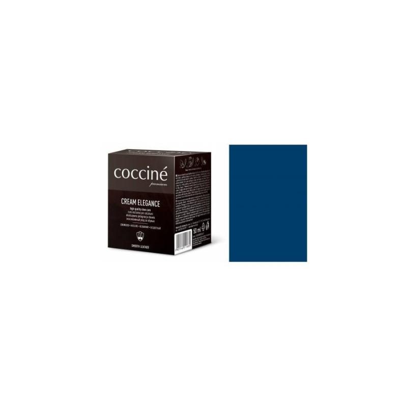 Pasta do butów krem do skóry gładkiej Cream Elegance niebieski 50 ml