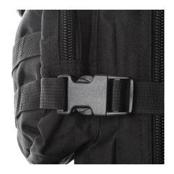 Czarny plecak trekkingowy taktyczny wodoodporny 4076-BL