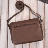 Torebka damska na ramię skórzana brązowa kompaktowa listonoszka Paolo Peruzzi IM-04-BR