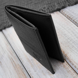 Portfel męski skórzany mały cienki pojemny kompaktowy RFID Paolo Peruzzi T-149-BL