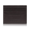 Skórzane etui na karty kredytowe z RFID klasyczne brązowe z wycięciem Paolo Peruzzi AY-16-BR