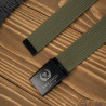 Pasek męski 95 cm pasek męski parciany ciemnozielony Paolo Peruzzi PW-29-95