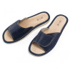 Kapcie damskie R.39 na rzep całoroczne wsuwane koturn KD-01-DB-39