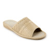 Kapcie damskie R.37 wygodne beżowe z ażurowym wzorem KD-07-BG-37