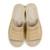 Kapcie damskie R.37 wygodne beżowe z ażurowym wzorem KD-07-BG-37