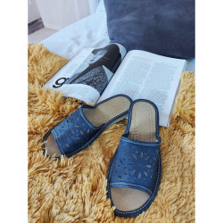 Kapcie klapki damskie R.40 ażurowe wygodne lekkie profilowane KD-02-DB-40