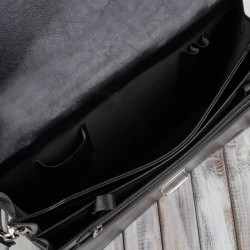 Aktówka męska skórzana Paolo Peruzzi do ręki i na ramię S-44-BL