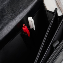 Aktówka męska skórzana Paolo Peruzzi do ręki i na ramię S-44-BL