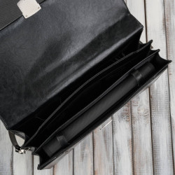 Aktówka męska skórzana Paolo Peruzzi do ręki i na ramię S-44-BL