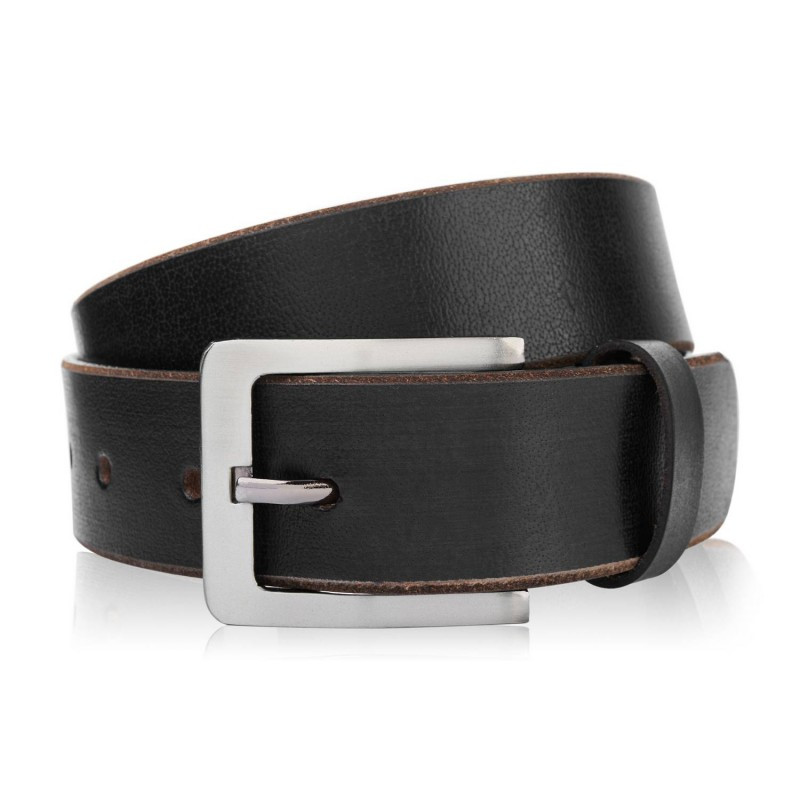 Czarny pasek męski skórzany vintage 100 cm Paolo Peruzzi 05Z01100