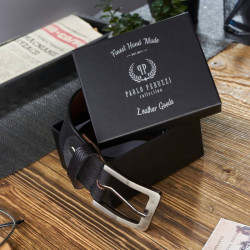 Skórzany pasek męski klasyczny vintage 90 cm Paolo Peruzzi 01Z0190