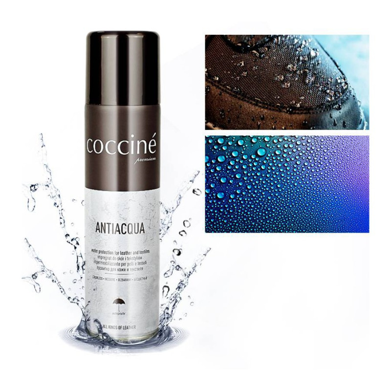 Wodoodporny czarny impregnat uniwersalny Antiacqua Coccine 2065-250 250 ml