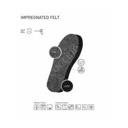 WKŁADKI DO BUTÓW COCCINE FILC IMPREGNOWANY rozm 37