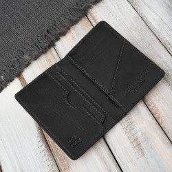 Etui na karty czarne skórzane eleganckie RFID Paolo Peruzzi KV-05-BL