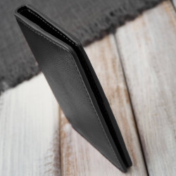 Etui na karty czarne skórzane eleganckie RFID Paolo Peruzzi KV-05-BL