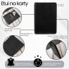 Etui na karty czarne skórzane eleganckie RFID Paolo Peruzzi KV-05-BL