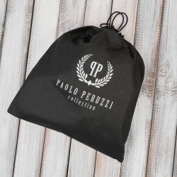 Damska mała torebka skórzana kopertówka na ramię do ręki koniakowa Paolo Peruzzi KV-02-CG