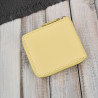 Portfel damski skórzany mały żółty w orientacji poziomej z RFID Paolo Peruzzi KV-04-YL