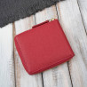 Portfel damski skórzany mały czerwony w orientacji poziomej z RFID Paolo Peruzzi KV-04-RD