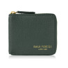Portfel damski skórzany mały ciemnozielony w orientacji poziomej z RFID Paolo Peruzzi KV-04-DGR