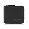 Portfel damski skórzany mały czarny w orientacji poziomej z RFID Paolo Peruzzi KV-04-BL