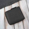 Portfel damski skórzany mały czarny w orientacji poziomej z RFID Paolo Peruzzi KV-04-BL
