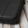 Torba męska na ramię skórzana na dokumenty A4 na laptopa czarna elegancka Paolo Peruzzi IM-05-BL