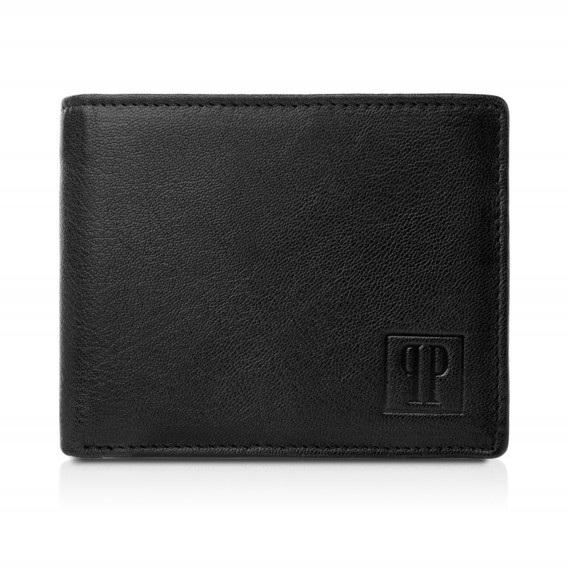 CZARNY PORTFEL MĘSKI SKÓRZANY PAOLO PERUZZI RFID T-67-BL