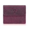 Portfel damski skórzany mały z ochroną RFID różowy Paolo Peruzzi T-11-CHR