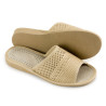 Kapcie klapki damskie R.38 domowe odkryte skórzana wkładka KD-07-BG-38