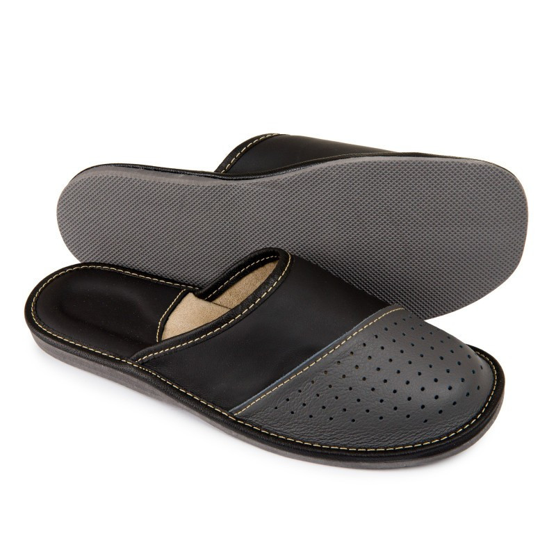 Kapcie męskie R.41 zdrowotne ortopedyczne antypoślizgowe wygodne KM-12-GR-41