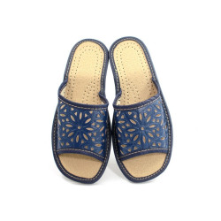 Kapcie klapki damskie R.39 ażurowe wygodne lekkie profilowane KD-02-DB-39