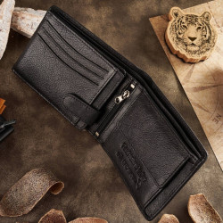 Zestaw prezentowy ZUP-76-BL saszetka męska na ramię T-74 skórzany portfel T-79