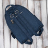 Modny plecaczek damski w kolorze granatowym  SP-10-DB
