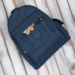 Modny plecaczek damski w kolorze granatowym  SP-10-DB