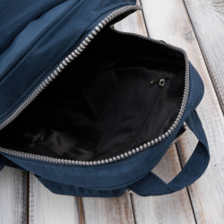 Modny plecaczek damski w kolorze granatowym  SP-10-DB