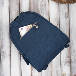 Modny plecaczek damski w kolorze granatowym  SP-10-DB