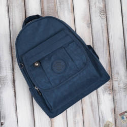 Modny plecaczek damski w kolorze granatowym  SP-10-DB