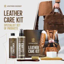 Leather Expert Care Kit 2x100ml - zestaw do czyszczenia i pielęgnacji skóry LE-18-HC2100