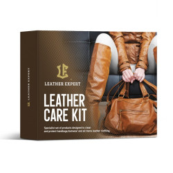 Leather Expert Care Kit 2x100ml - zestaw do czyszczenia i pielęgnacji skóry LE-18-HC2100