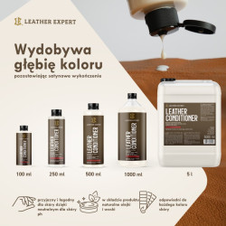 Leather Conditioner - odżywka do skóry naturalne olejki i wosk 250 ml Leather Expert LE-08-C250