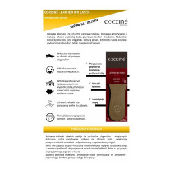 r.41 - Skórzane wkładki Leather on Latex Coccine