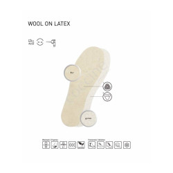 WKŁADKI COCCINE WOOL ON LATEX - WEŁNA NA LATEKSIE r.37 1032014